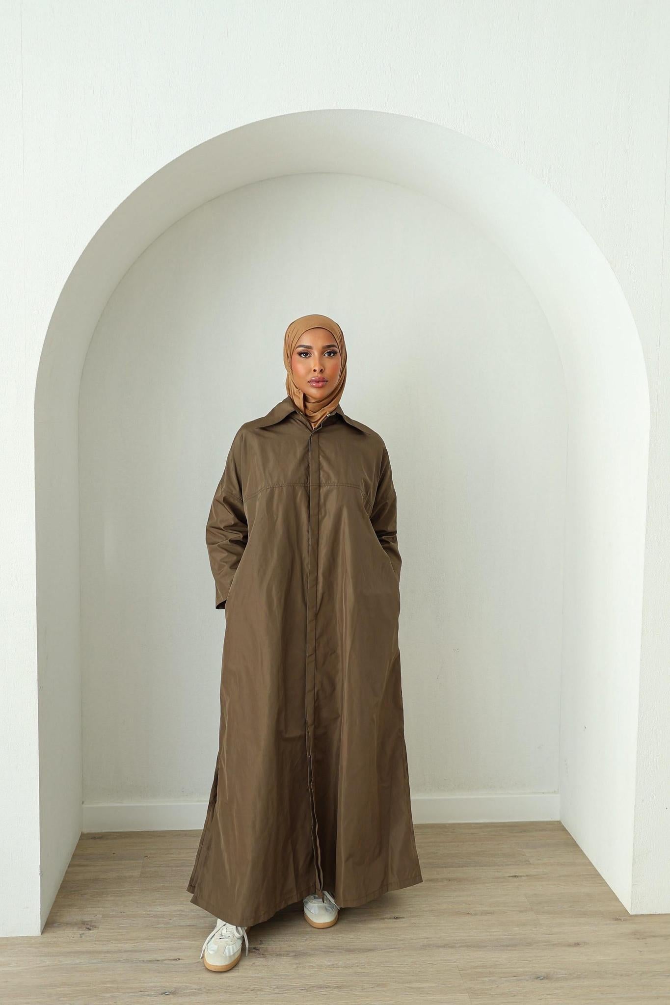 winter modest dress How To Modestly In Without Compromising Fashion Color:WW Brown How to Order 1 Black and White Winter Yasmin