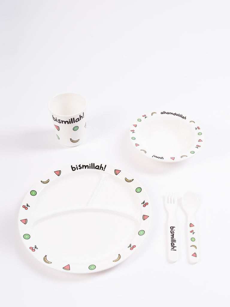Bismillah Fruit Plate Set