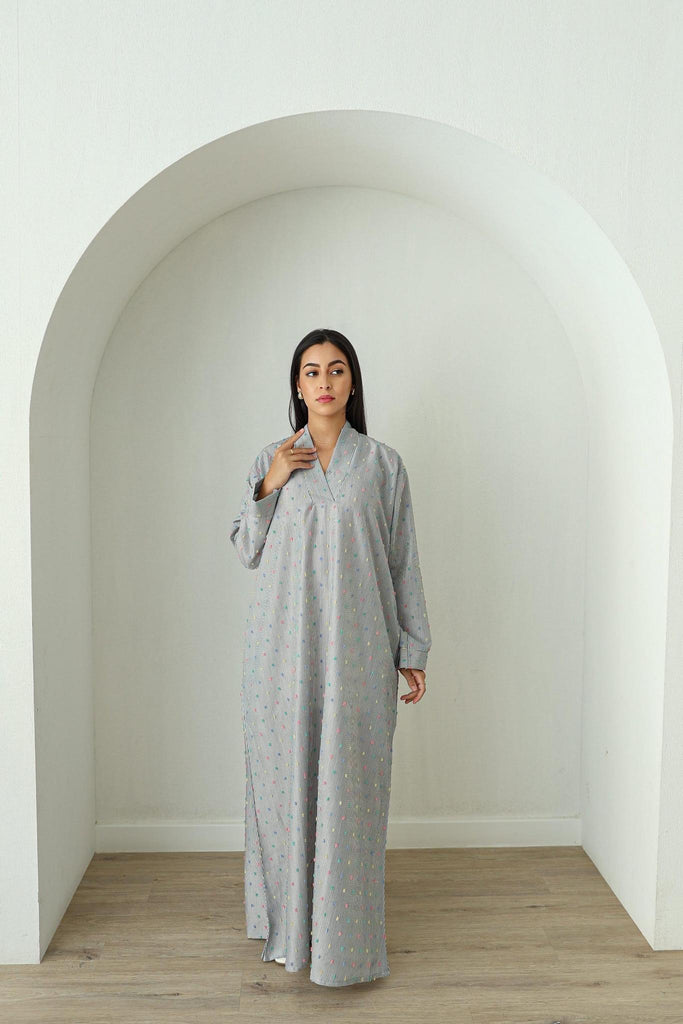 Cotton Candy Stripe Kaftan - Women