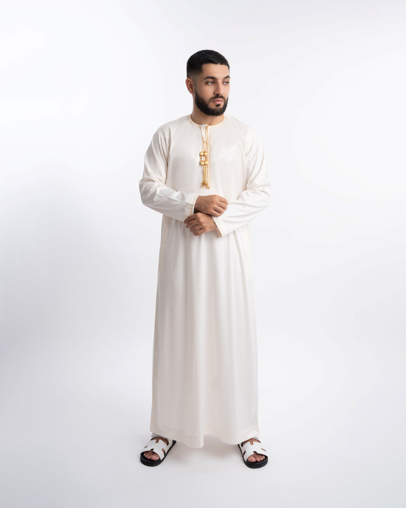 Omani Gold Kandora - Mens - YALLAWORLD