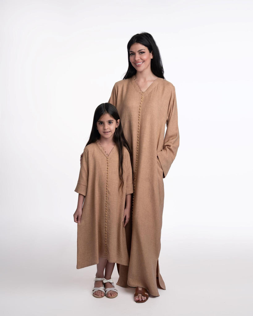 Farah Linen Kaftan Kids