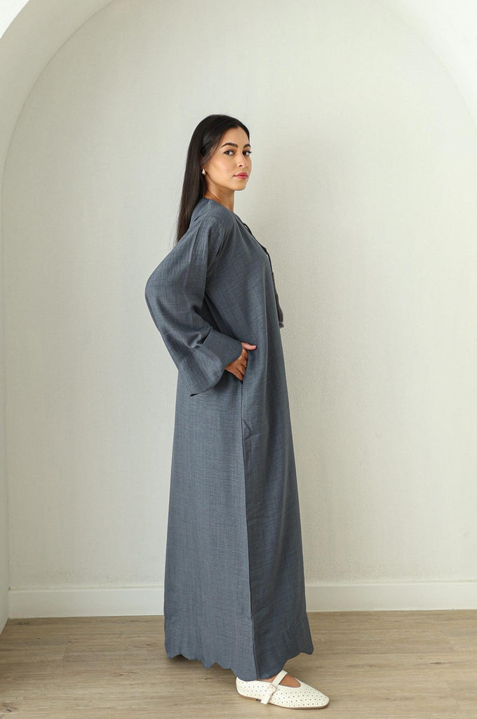 Huda Linen Kaftan Women
