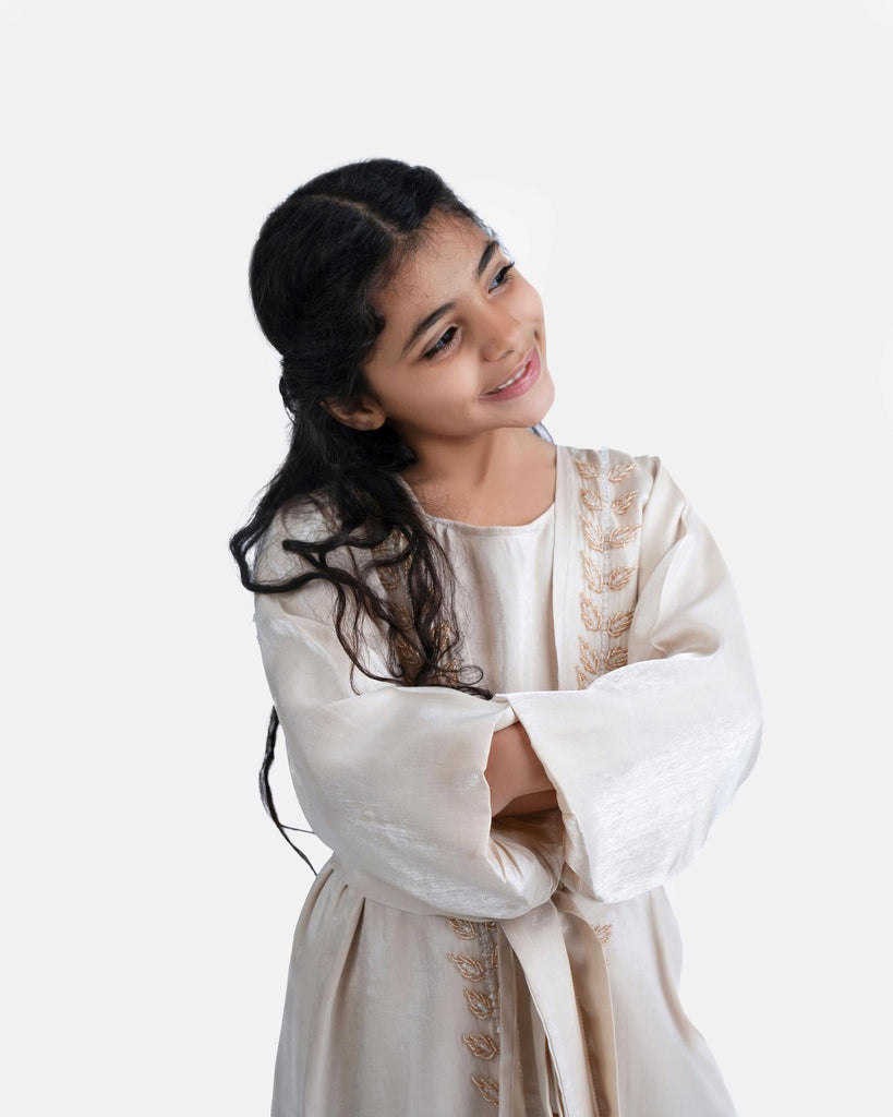 Layan Abaya Cream- Kids