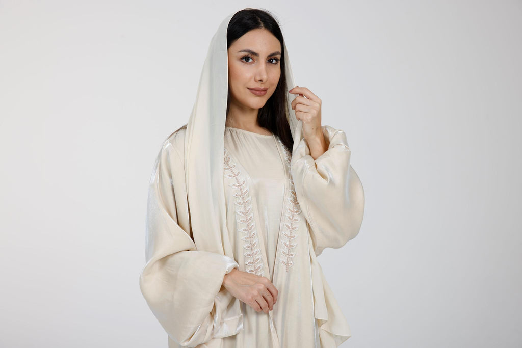 Layan Abaya Cream - Women