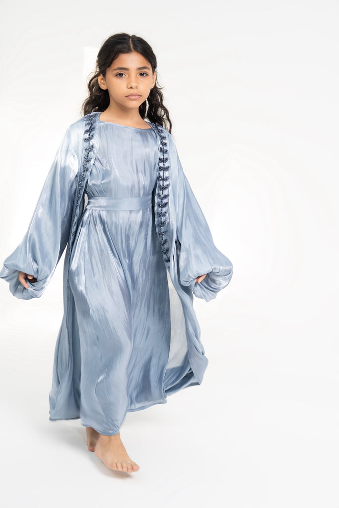 Layan Abaya Saphire- Kids