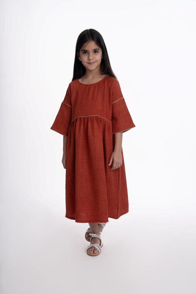 Marwa Linen Kaftan Kids