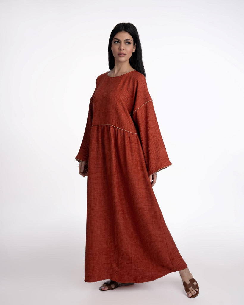 Marwa Linen Kaftan Woman