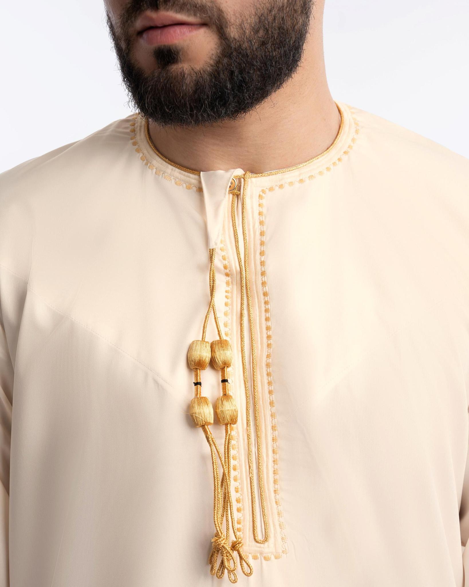 Omani Gold Kandora Mens