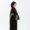Black Layali Gold Prayer Abaya-Kids