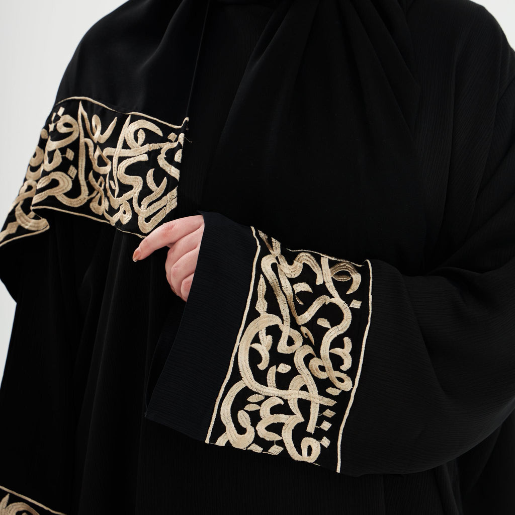 Black Layali Prayer Abaya-Women