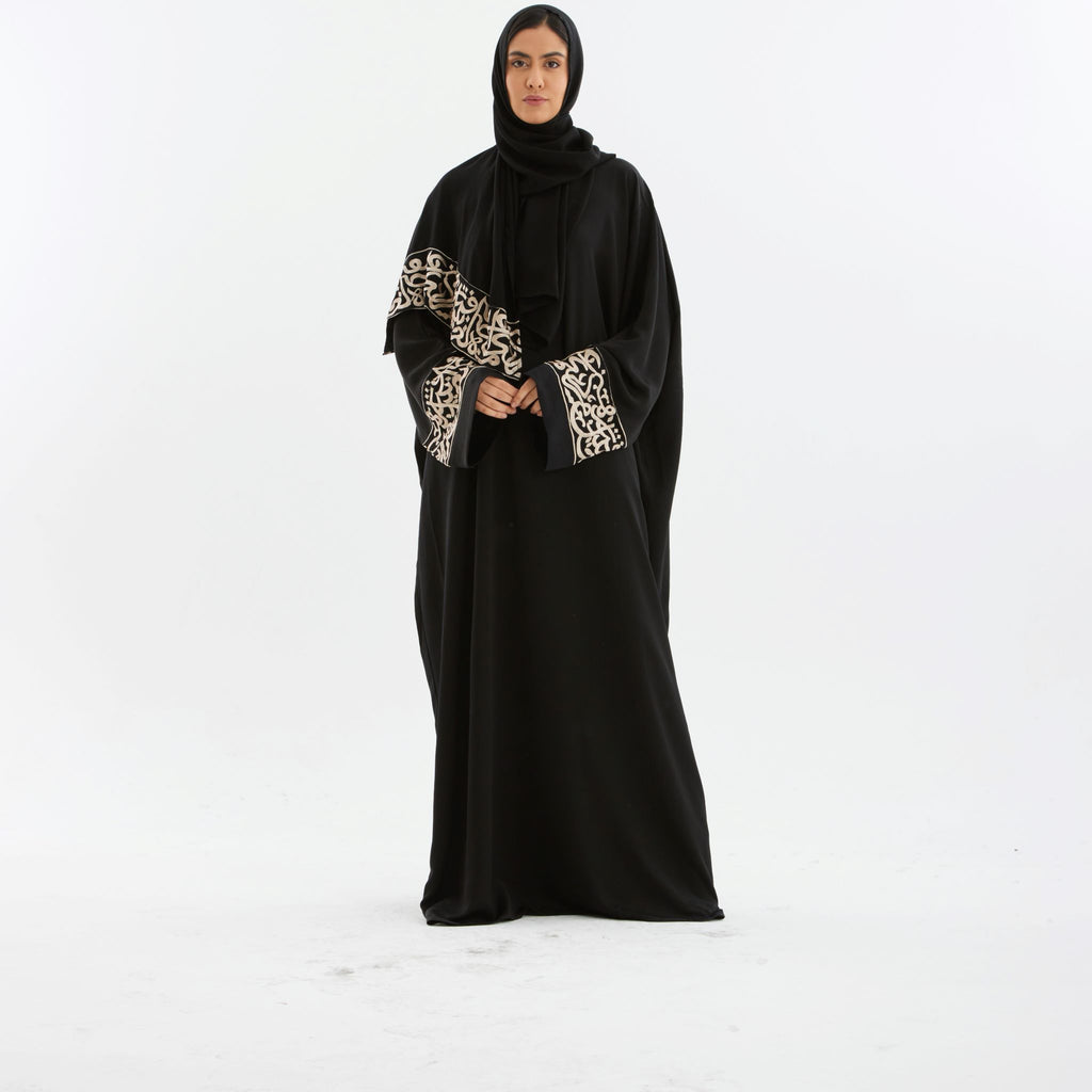 Black Layali Prayer Abaya-Women