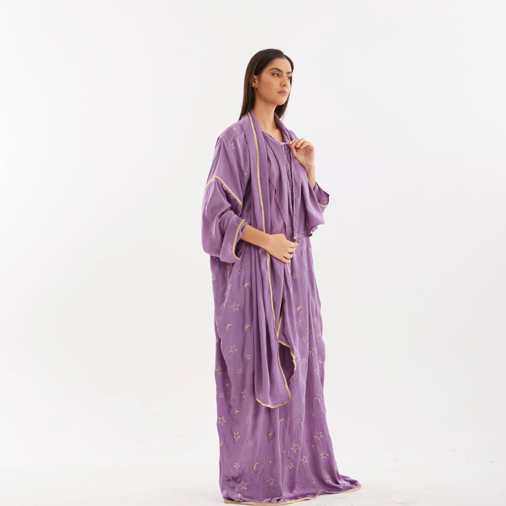 Lilac Ahlam Prayer Abaya-Women