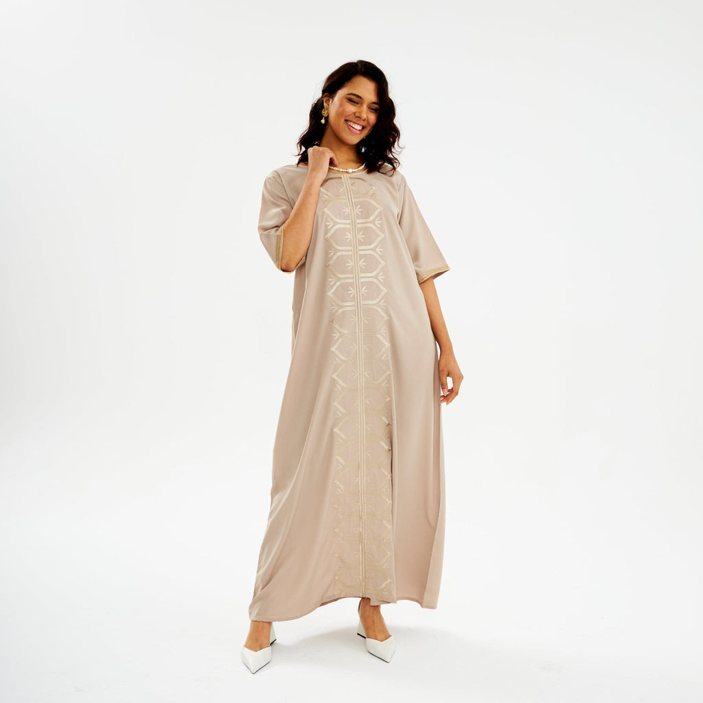 Malika Abaya Beige - Kids