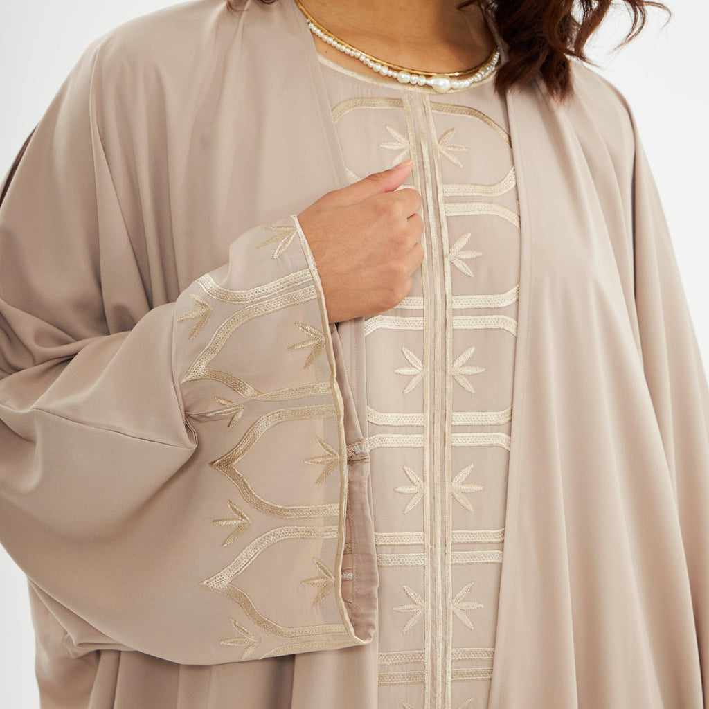 Malika Abaya Beige - Kids