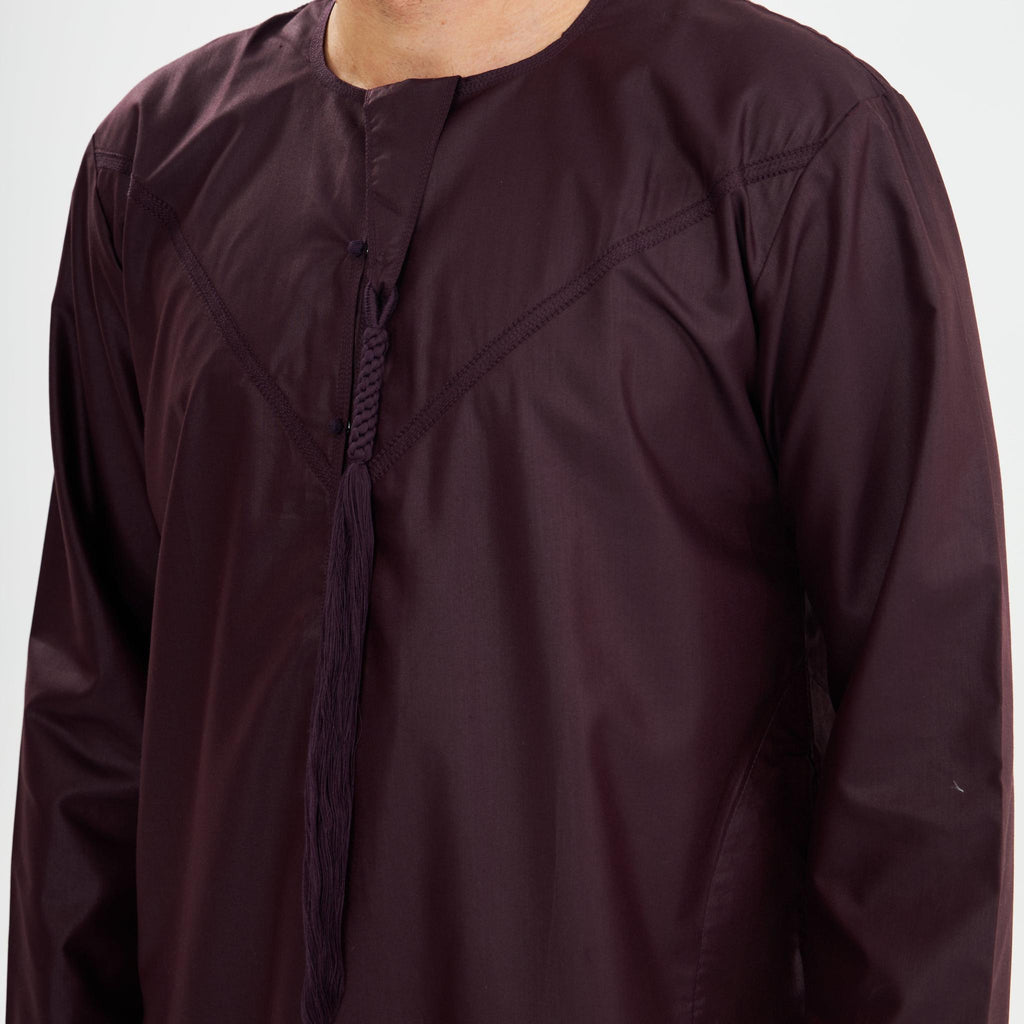 Maroon Emirati Kandora-Babies