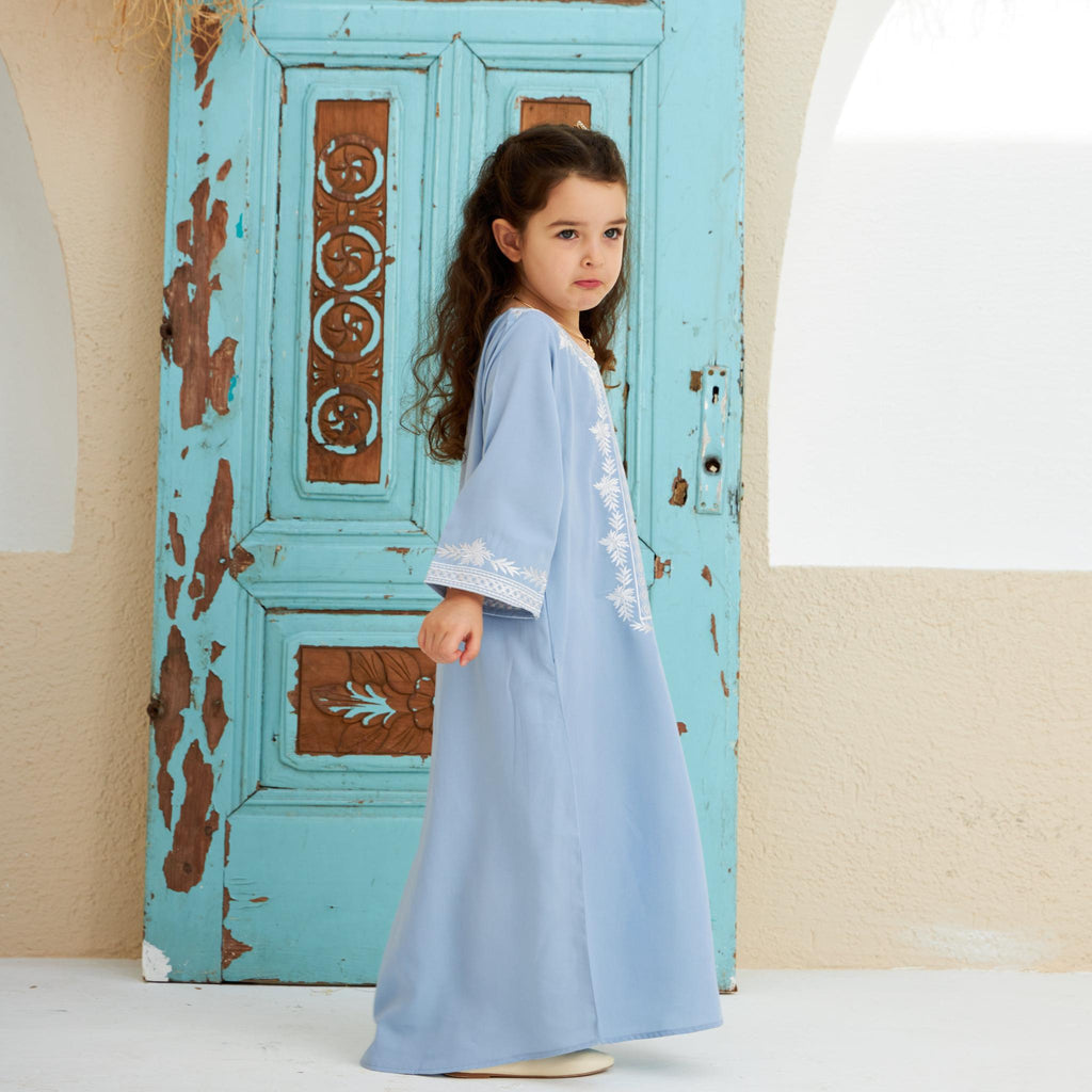 Sheikha Blue Jalabeya-Kids