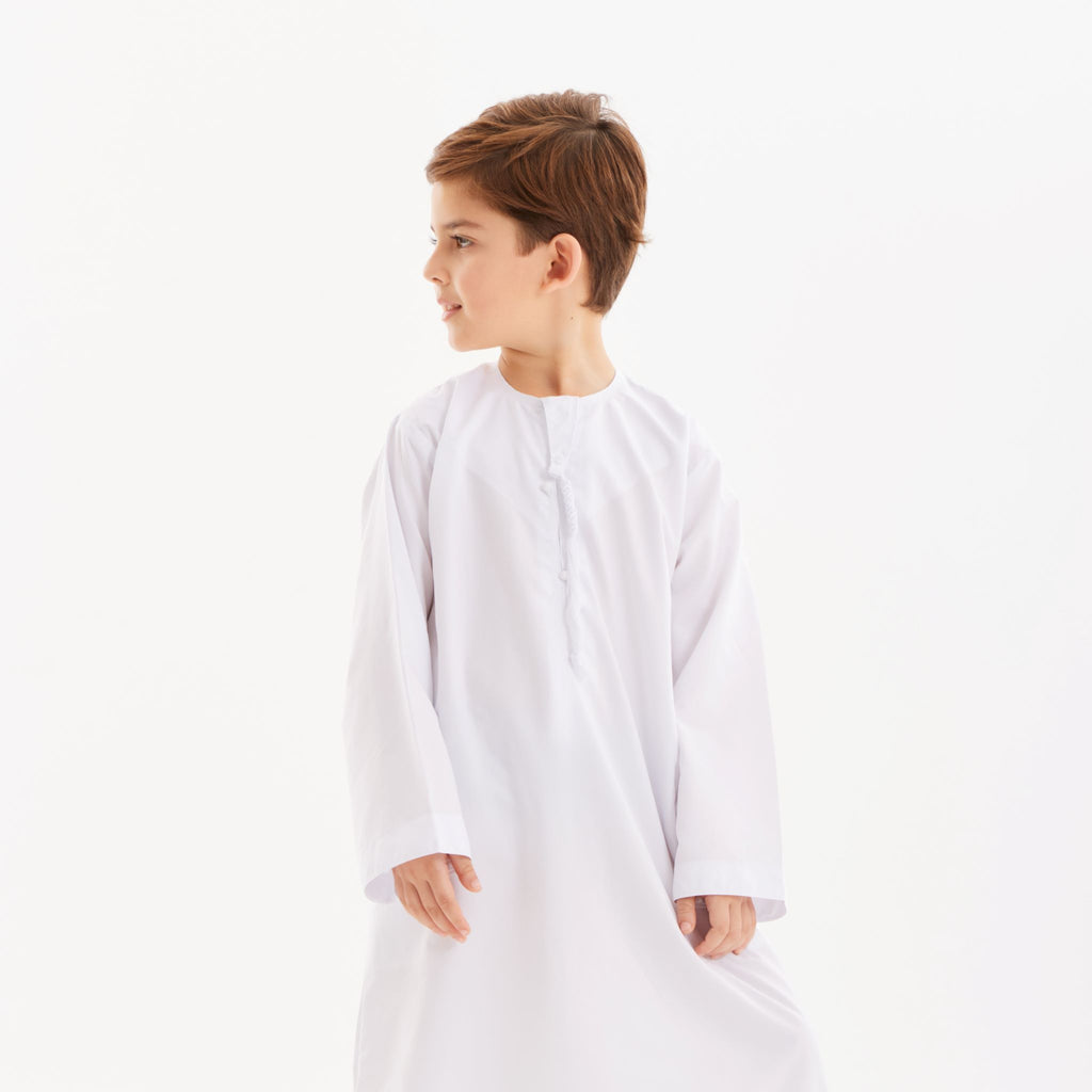 White Emirati Kandora-Kids