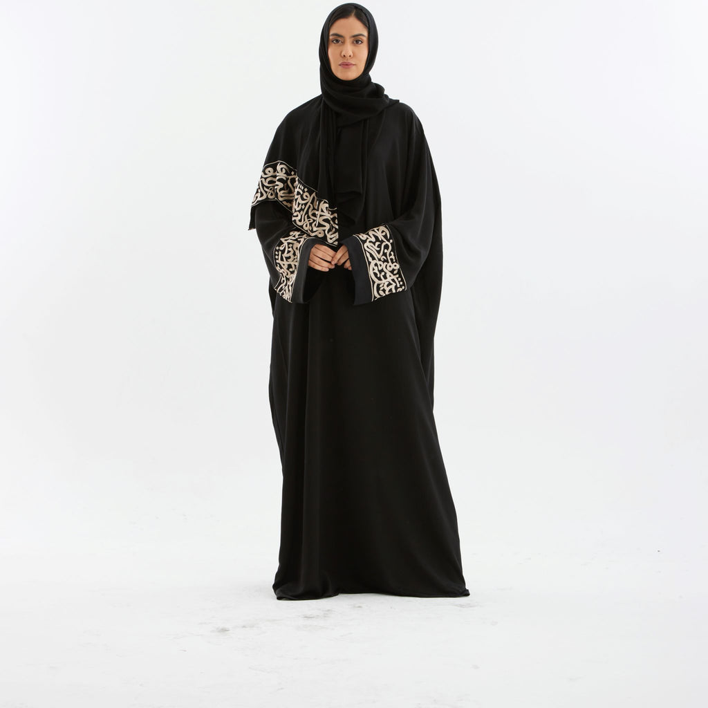 Black Layali Ramadan Prayer Abaya-Women - YALLAKIDS