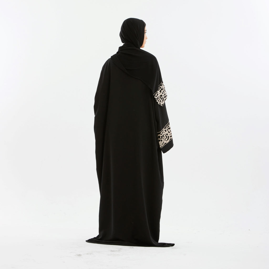 Black Layali Ramadan Prayer Abaya-Women - YALLAKIDS